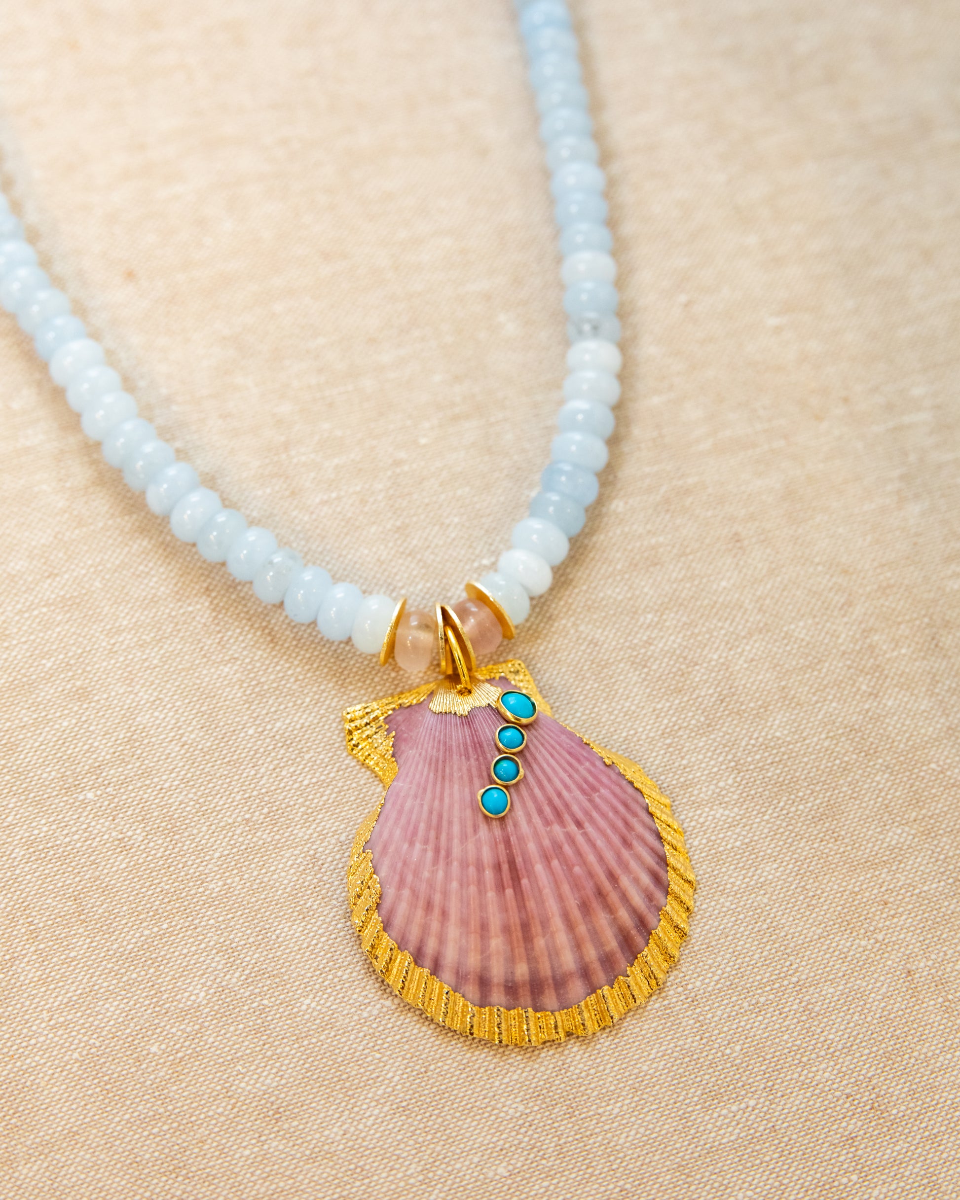 Shell Necklace Poppy