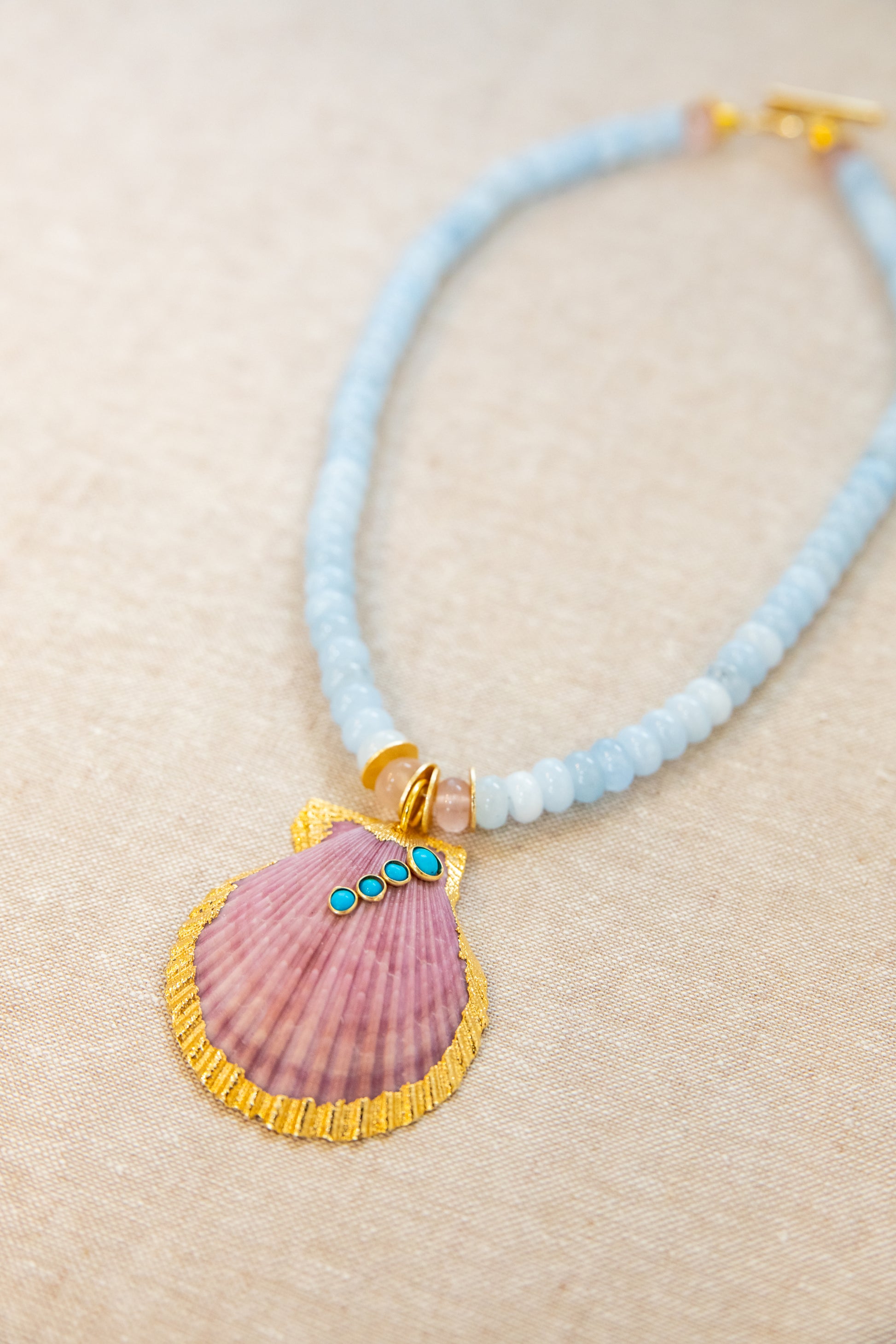 Shell Necklace Poppy