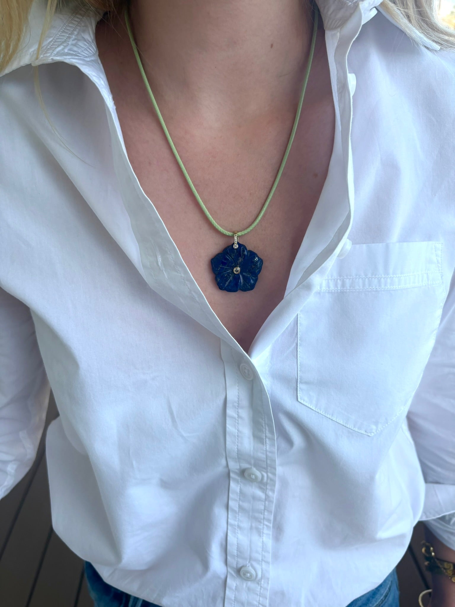 Flower Charm Blue